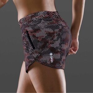 lululemon seawheeze Red Reflective Tracker Shorts